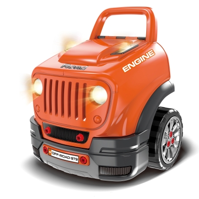 Детски интерактивен атомобил Buba - Motor Masters, Оранжев