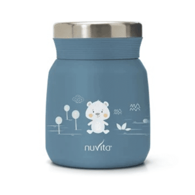 Термо кутия за храна Nuvita - Powder Blue, 300 ml
