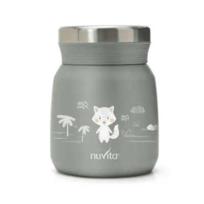 Термо кутия за храна Nuvita - Sage Green, 300 ml