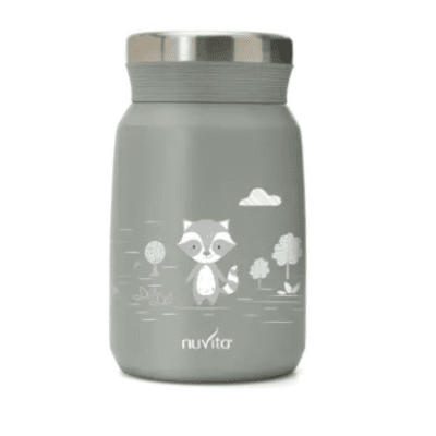 Термо кутия за храна Nuvita - Sage Green, 500 ml