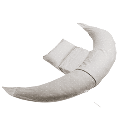 Възглавница за бременни Nuvita - Dreamwizard, Cotton, Beige