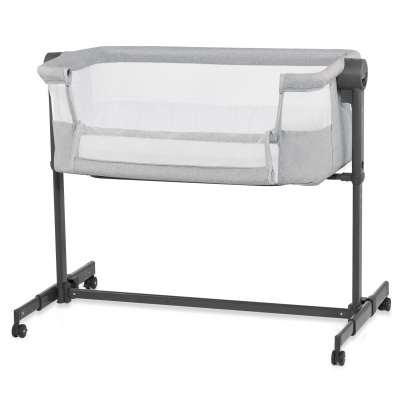 Бебешка кошара KinderKraft - Neste Up 2, Light Grey