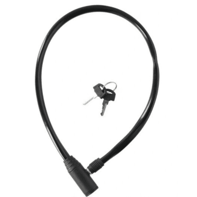 Заключващо устройство за велосипед Dunlop - 4 x 650 mm, Черно