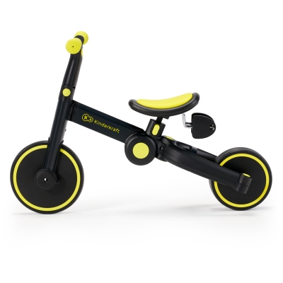 Детска триколка 3 в 1 Kinderkraft - 4TRIKE, Black