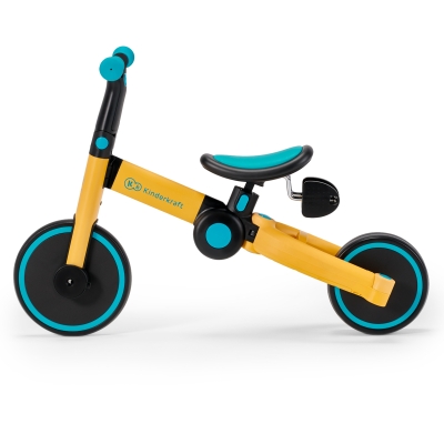 Детска триколка 3 в 1 Kinderkraft - 4TRIKE, Yellow