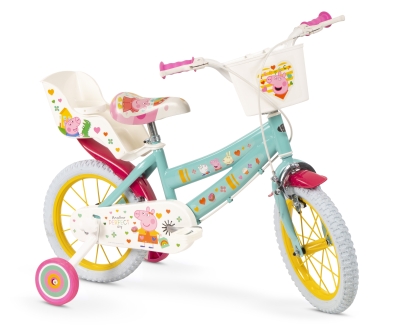 Детски велосипед 14" Toimsa - Peppa Pig, Зелен