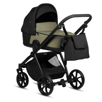 Бебешка количка 2 в 1 Tutis - MIO 3+, Leather, Olive