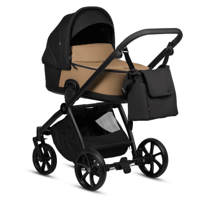 Бебешка количка 2 в 1 Tutis - MIO 3+, Leather, Beige