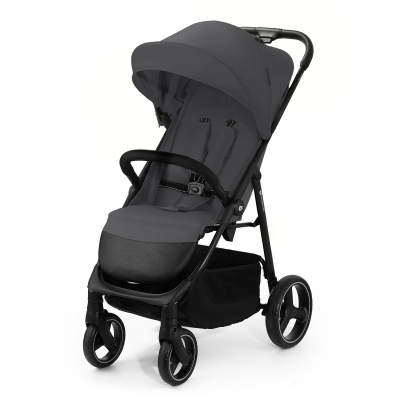Бебешка лятна количка Kinderkraft - Trig 3, Granite Grey