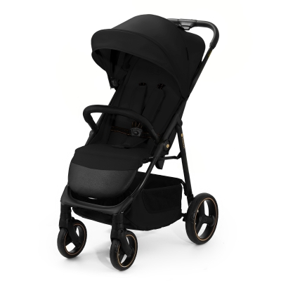 Бебешка лятна количка Kinderkraft - Trig 3, Onyx Black