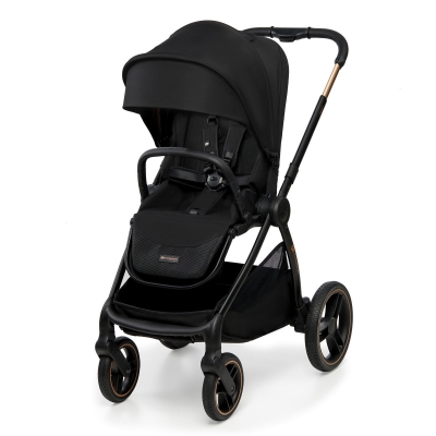 Бебешка количка 2 в 1 KinderKraft - Nea 2, Midnight Black