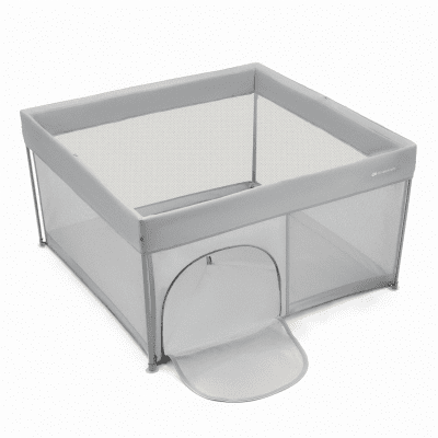 Бебешка кошара за игра Kinderkraft - Ziki, Grey