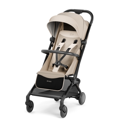 Бебешка лятна количка KinderKraft - Pilot 2, Soft Beige