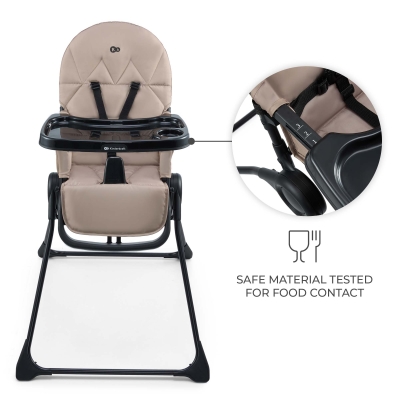 Столче за хранене Kinderkraft - Binci, Beige