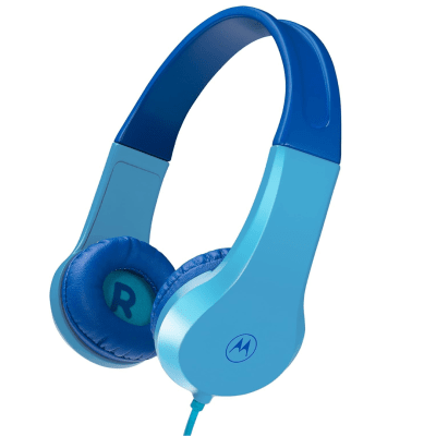 Детски слушалки с кабел Motorola - Moto JR200, Blue