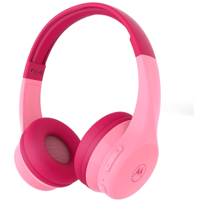 Детски безжични слушалки Motorola - Moto JR300, Pink