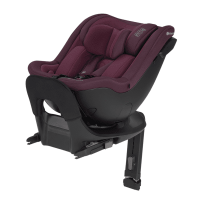 Столче за кола KinderKraft - I-Guard 360°, i-Size, IsoFix, 40-105 cm, Cherry Pearl