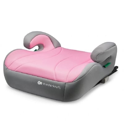 Бустерна седалка за кола Kinderkraft - I-Boost, i-Size, IsoFix, 135-150 cm, Розова