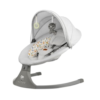 Електрическа люлка и шезлонг Kinderkraft - Lumi 2, Light grey