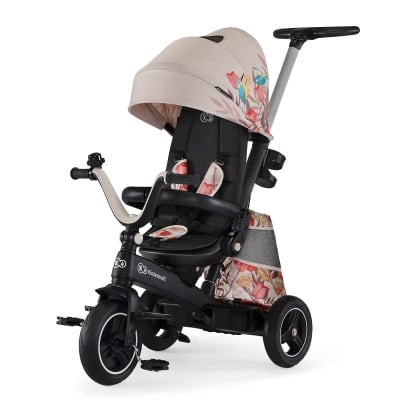 Триколка KinderKraft - Easytwist, Птици, Бежова