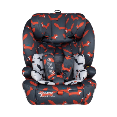 Столче за кола Cosatto - Zoomi 2, i-Size, 76-150 cm, Charcoal Mister Fox