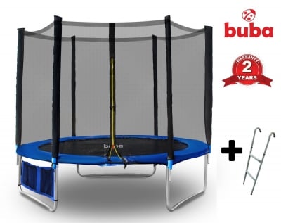 Детски батут - Buba 8FT (252 см) с мрежа и стълба