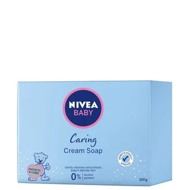 Нежен подхранващ крем сапун Nivea Baby, 100 g