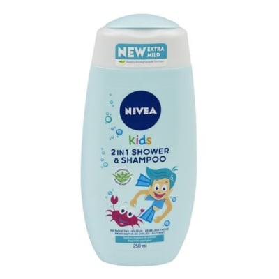 Детски шампоан и душ гел Nivea, момче, 250 ml