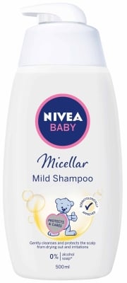 Нежен мицеларен шампоан Nivea Baby, 500 ml