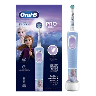 Електрическа четка за зъби Oral-B - Frozen, 3 + години