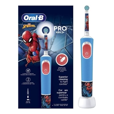 Електрическа четка за зъби Oral-B - Spaiderman, 3 + години