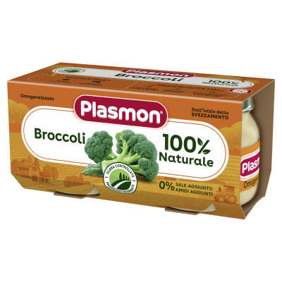 Зеленчуково пюре Plasmon - Броколи, 2 х 80 g