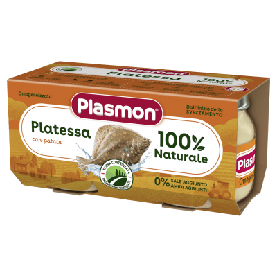 Рибно меню Plasmon - Камбала с картофи, 2 х 80 g