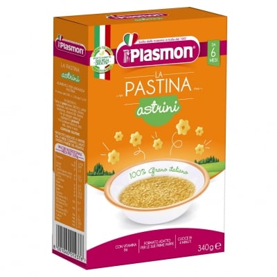 Бебешка паста Plasmon - Звезда, (Astrini), 340 g