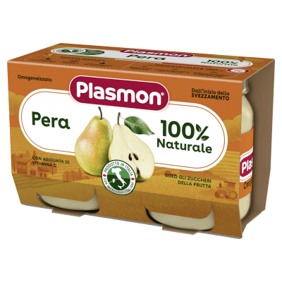 Плодово пюре Plasmon - Круша, 2 х 104 g