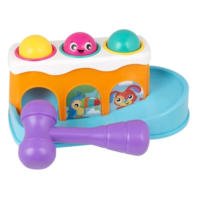 Активна играчка Playgro - Рампа с топки и чук
