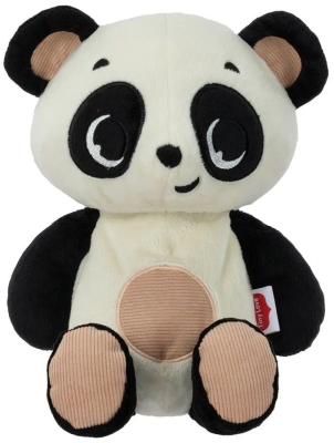 Плюшена играчка Tiny Love - Панда, Black & White, с бял шум и мека светлина