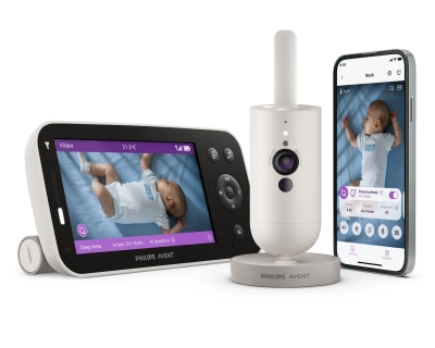 Дигитален видеофон Philips Avent - Premium, със свързване и технология Sense IQ - SCD971/26