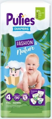 Пелени Pufies Fashion & Nature 4, 54 броя