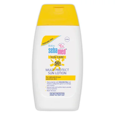 Слънцезащитен лосион Sebamed Baby - SPF 50+, 200 ml