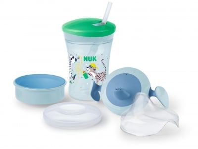 Сет чаши Nuk - Evolution Cups, All-in-one, момче, син