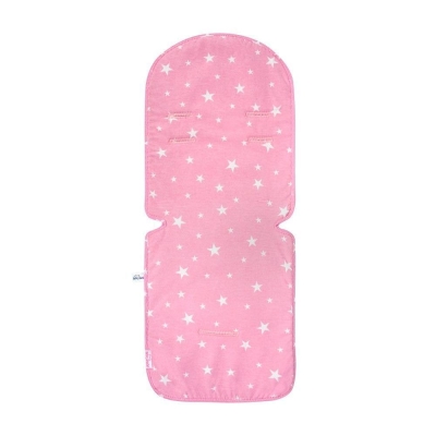 Универсална подложка за количка с 3D мембрана Sevibaby - Звезди, Розова