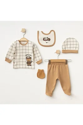 Комплект за изписване Aziz Bebe, Меченце, 5 части