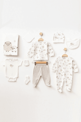 Комплект за изписване Aziz Bebe, Овчици, 10 части