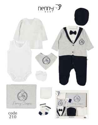 Комплект за изписване на новородено Nenny Baby, King, 10 части