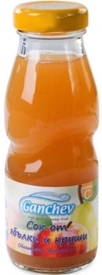 Сок Ganchev - Ябълка и круша, 250 ml