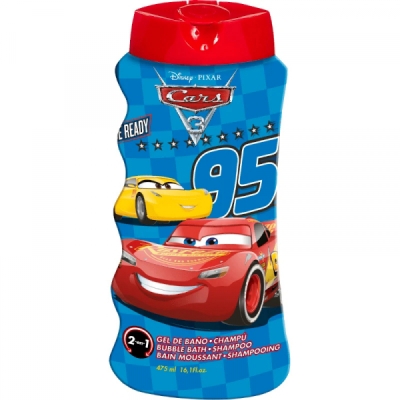 Душ гел и шампоан 2 в 1 Lorenay - Cars, 475ml
