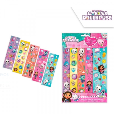 Комплект стикери Kids Licensing - Gabby's Dollhouse, 5 листа