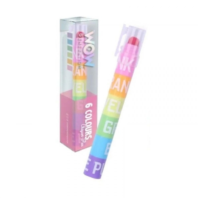 Многоцветен пастел Kids Euroswan - WOW Generation, 6 цвята