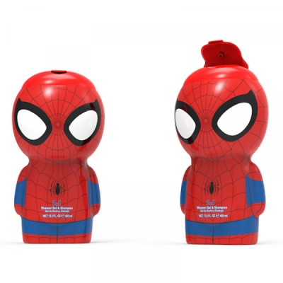 Душ гел и шампоан  2 в 1 Air-Val - Spiderman, 400 ml